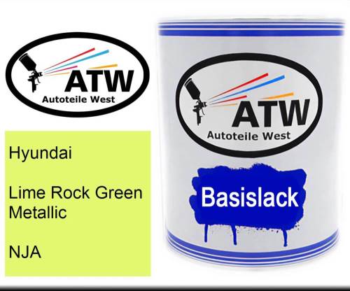 Hyundai, Lime Rock Green Metallic, NJA: 1L Lackdose, von ATW Autoteile West.